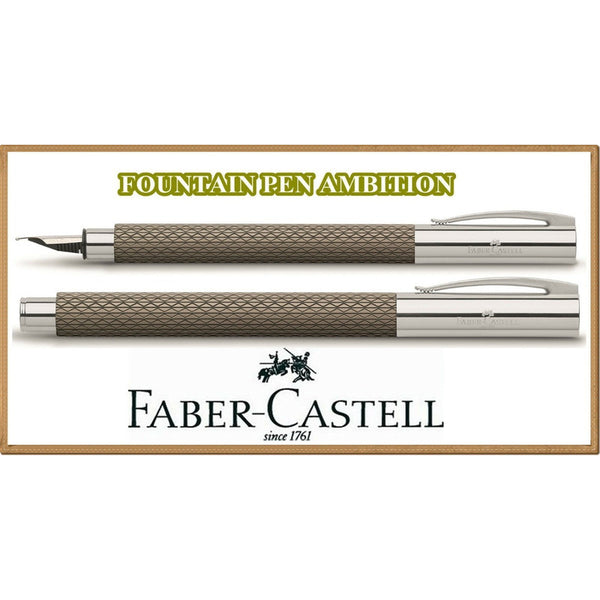 Lapicera Pluma Faber-castell Ambition Opart Blacksand - M