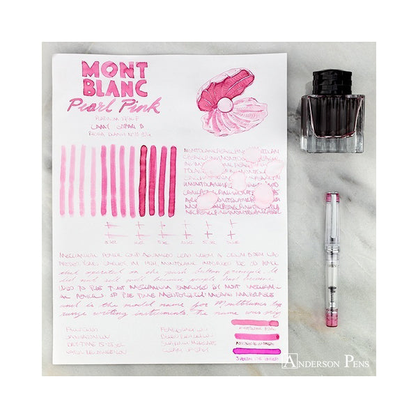 Tinta Set Repuesto Boligrafo Montblanc - M - Pearl Pink