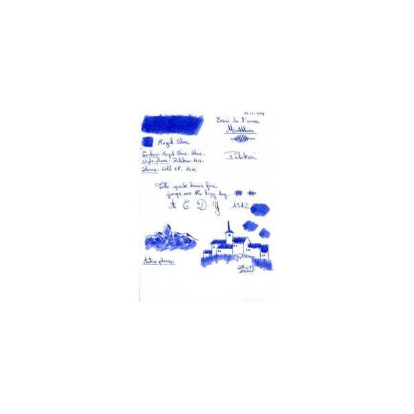 Tinta Set Repuesto Legrand Roller Montblanc (m) Royal Blue