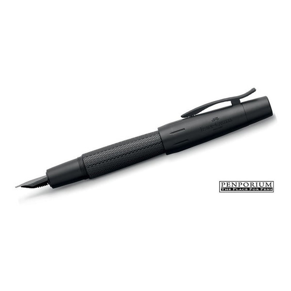 Lapicera Pluma Faber-castell E-motion Pure Black - Medium