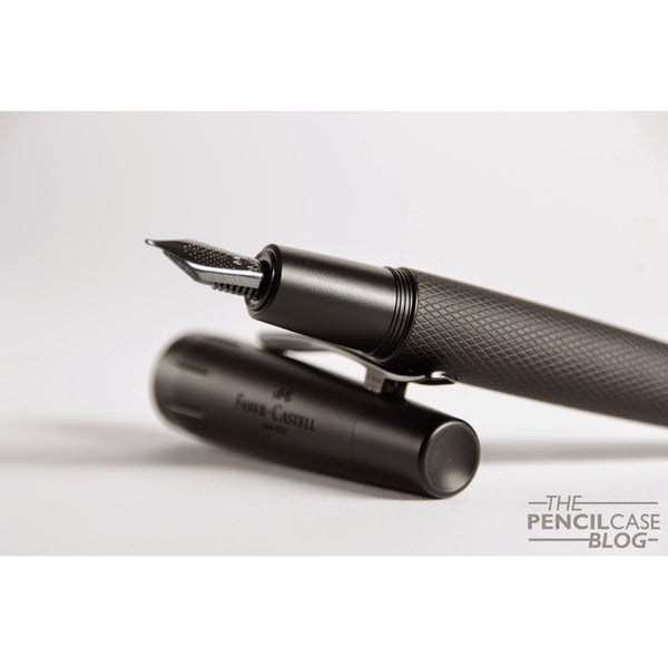 Lapicera Pluma Faber-castell E-motion Pure Black - Medium