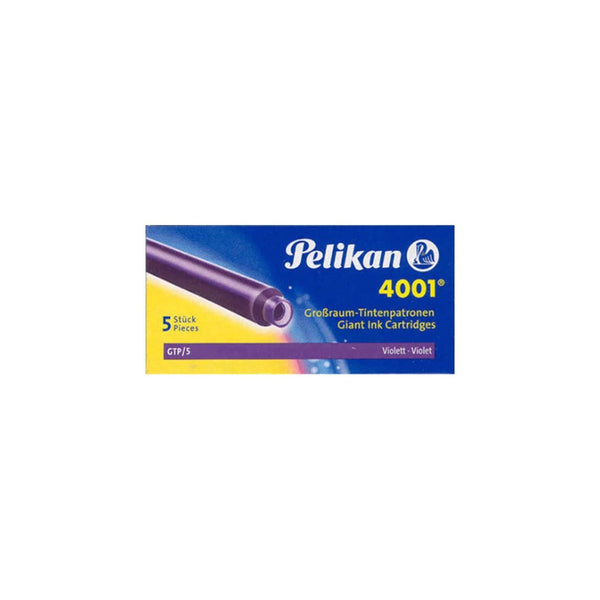 Tinta P/pluma Fuente Pelikan 4001 Cartridges Largos Violeta