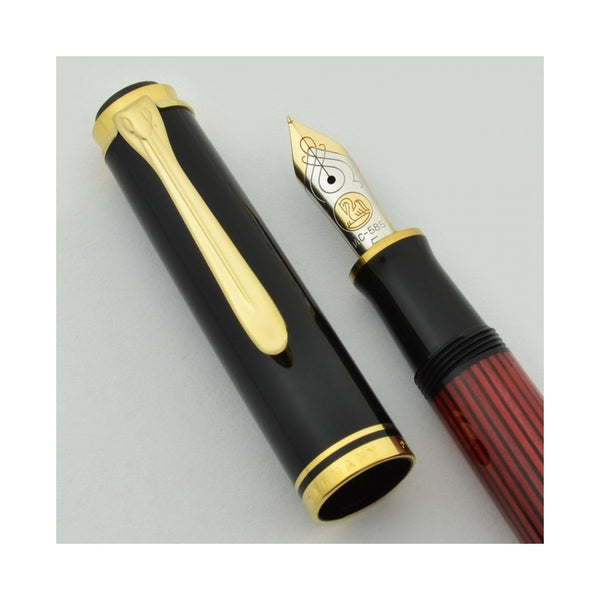 Lapicera Pluma Pelikan M400 Red/black - Medium