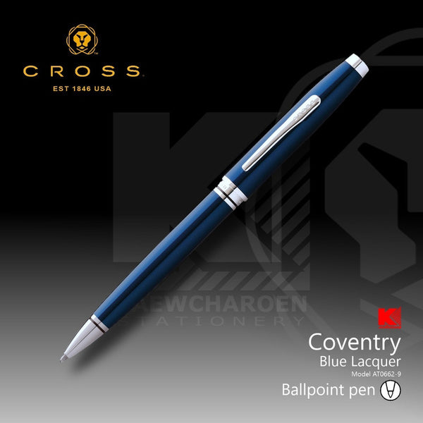 Lapicera Boligrafo Cross Coventry Blue At0662-9