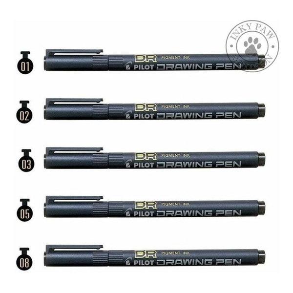 Lapices Set Pilot Fineliner Tiralineas - 5 Unidades