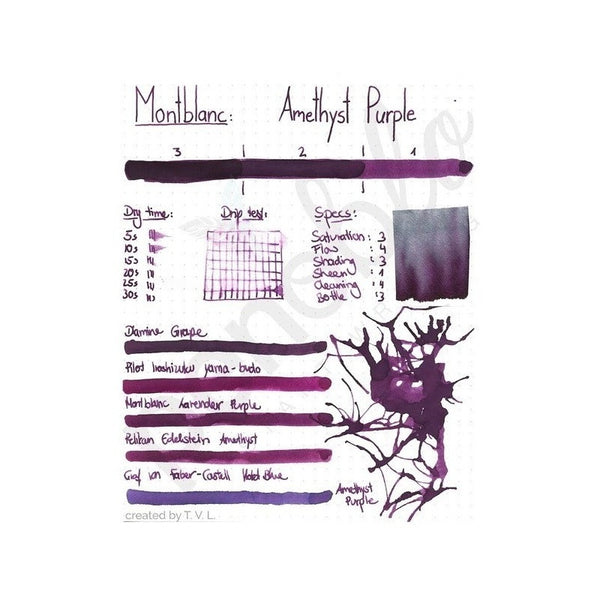 Tinta Montblanc - 60 Ml - Amethyst Purple