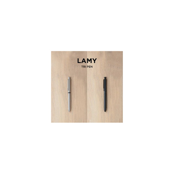 Lapicera Lamy Multisystem St Tri Steel Brushed