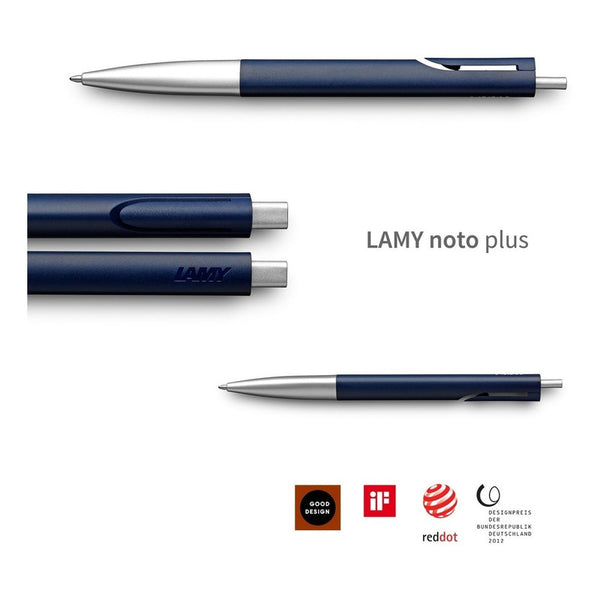 Lapicera Boligrafo Lamy Noto Black Silver