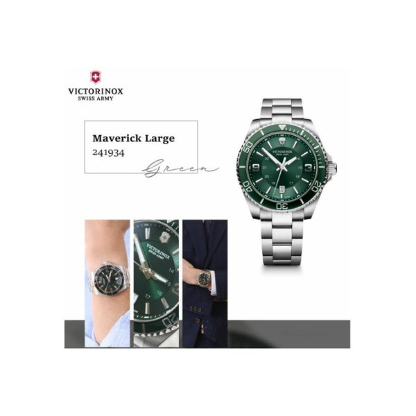 Reloj Victorinox Maverick Green 43mm 241934