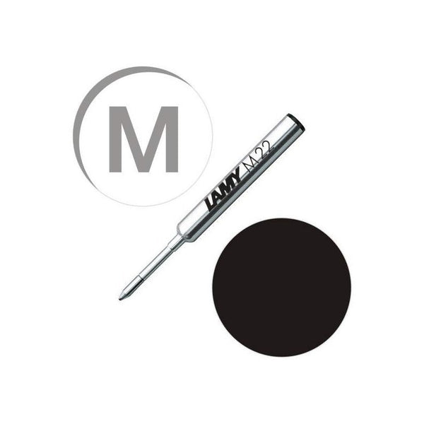 Repuesto Lamy M22 Boligrafo Pico - Medium - Color Negro