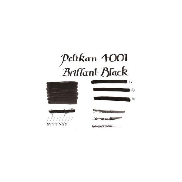 Tinta Para Pluma Fuente Pelikan 4001 - 30 Ml - Negro