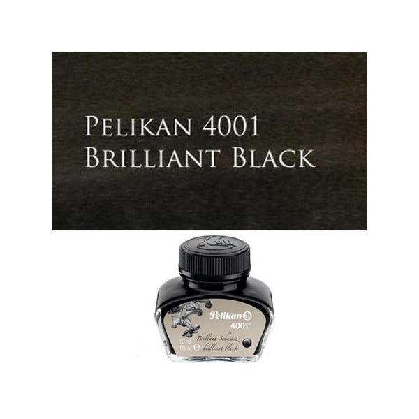 Tinta Para Pluma Fuente Pelikan 4001 - 30 Ml - Negro