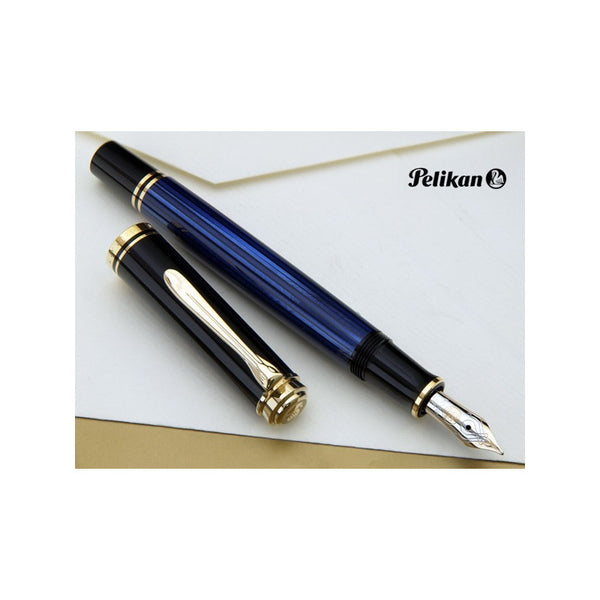 Lapicera Pluma Pelikan M400 Blue/black - Medium