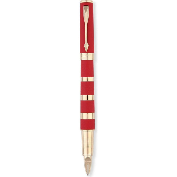 Lapicera Parker 5th Ingenuity Large Red Rubber Rosegold Trim