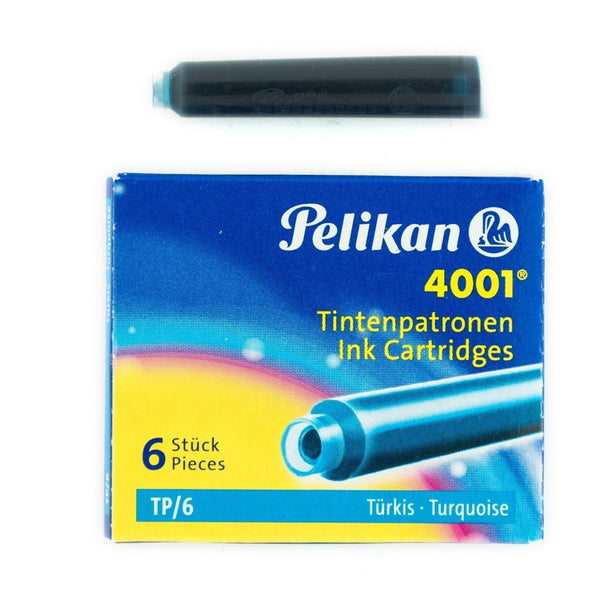 Tinta Para Pluma Fuente Pelikan 4001 - Cartridges - Turquesa