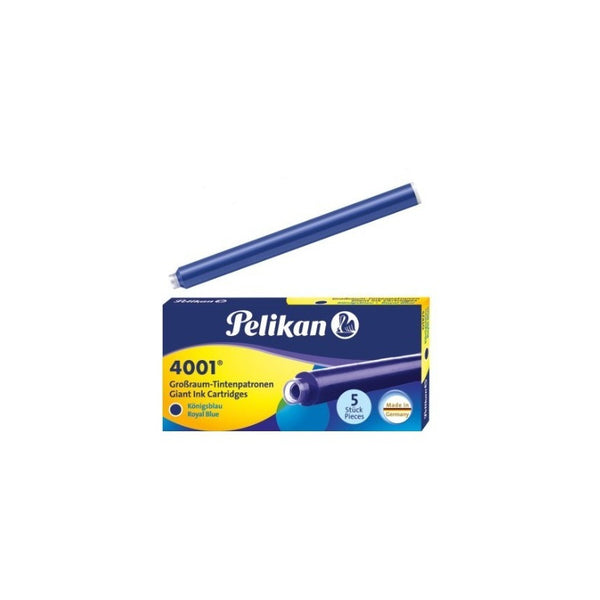 Tinta P/pluma Fuente Pelikan 4001 - Cartridges Largos - Azul