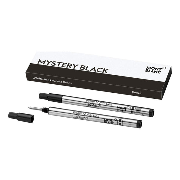 Tinta Set Repuesto Legrand Roller Montblanc - Broad  M.black