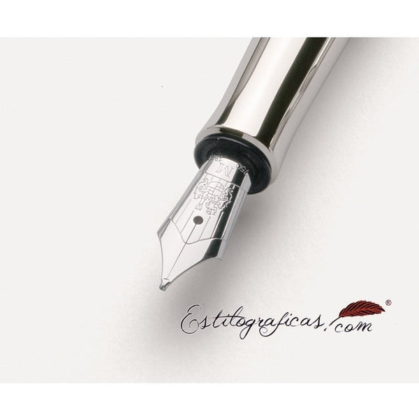 Lapicera Pluma Fuente Graf Von Faber-castell Guilloche Coral M