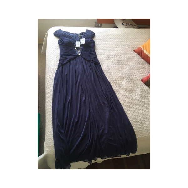 Vestido De Fiesta Azul Púrpura - Talla 40