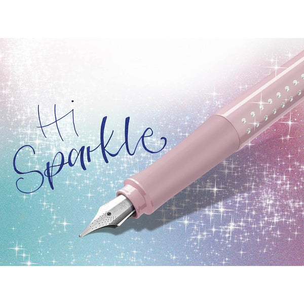 Pluma Faber Castell Sparkle Rose Punta Media