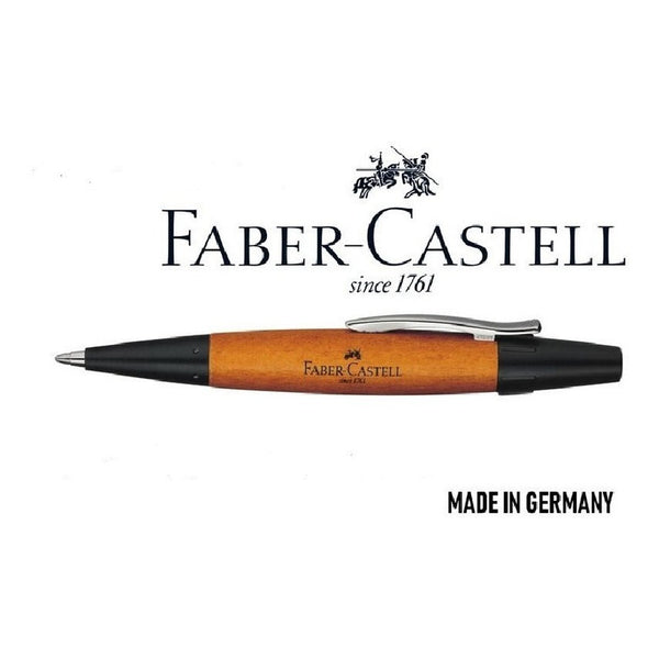 Lapicera Bolígrafo Faber-castell E-motion Wood Brown