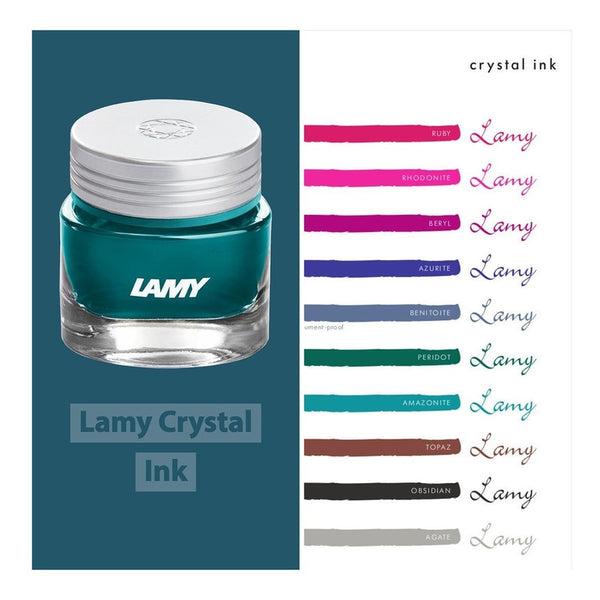 Tinta Pluma Fuente Lamy T53 Crystal Ink 30 Ml - Beryl