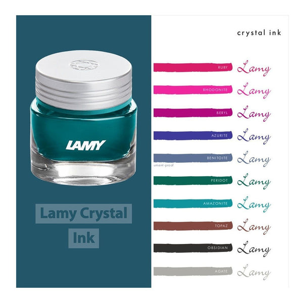 Tinta Pluma Fuente Lamy T53 Crystal Ink 30 Ml - Agate