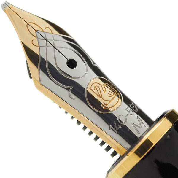 Lapicera Pluma Pelikan M400 Blue/black - Broad