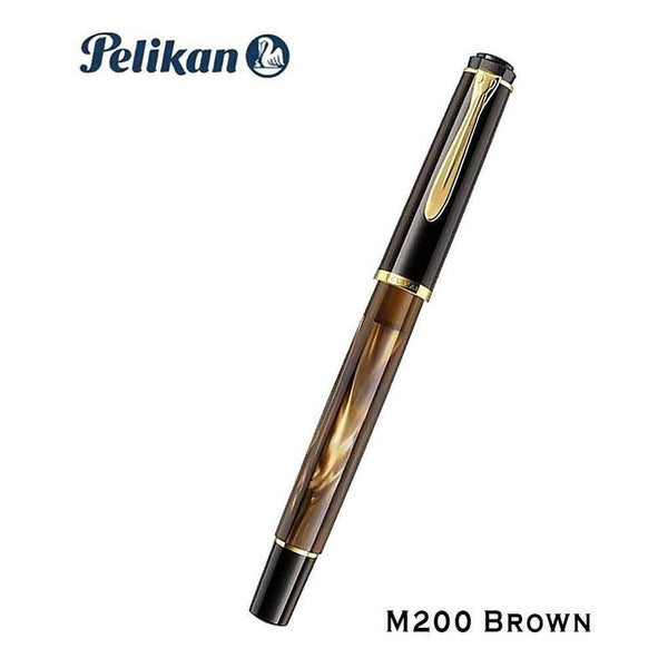 Lapicera Pluma Pelikan M200 Brown Marble - Extra Fine