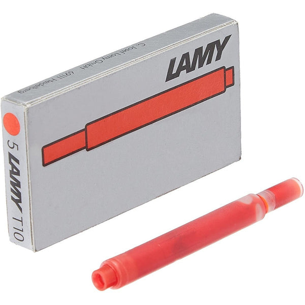 Tinta Pluma Fuente Lamy T10 - Cartridges Rojo (5 Pcs)