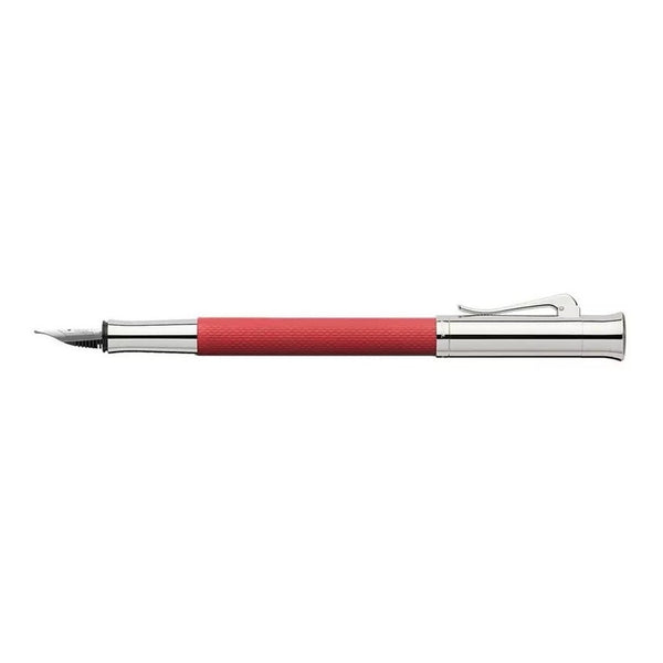 Lapicera Pluma Fuente Graf Von Faber-castell Guilloche Coral M