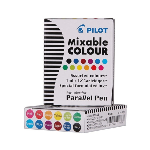 Cartridges Pluma Caligrafia Pilot Parallel - Multicolor