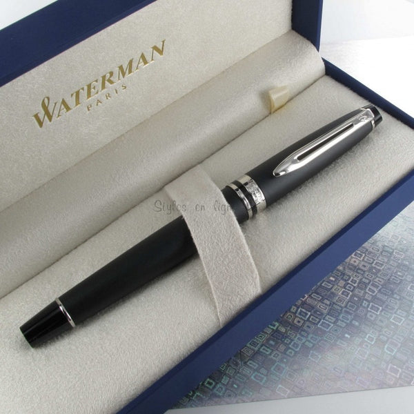 Lapicera Pluma Waterman Expert 3 Black Ct - Medium