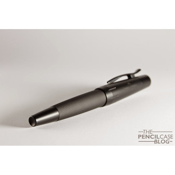 Lapicera Pluma Faber-castell E-motion Pure Black - Medium