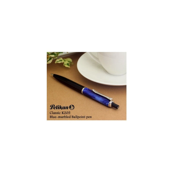 Lapicera Boligrafo Pelikan K205 - Blue Marbled