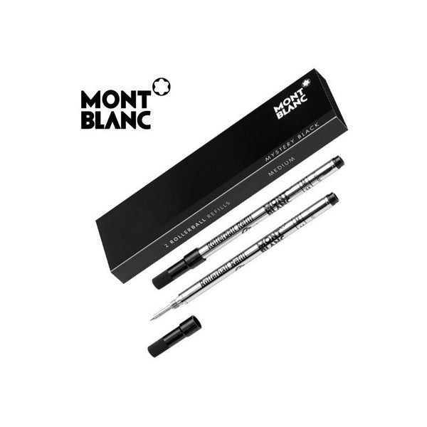 Tinta Set Repuesto Roller Montblanc - Medium Mystery Black