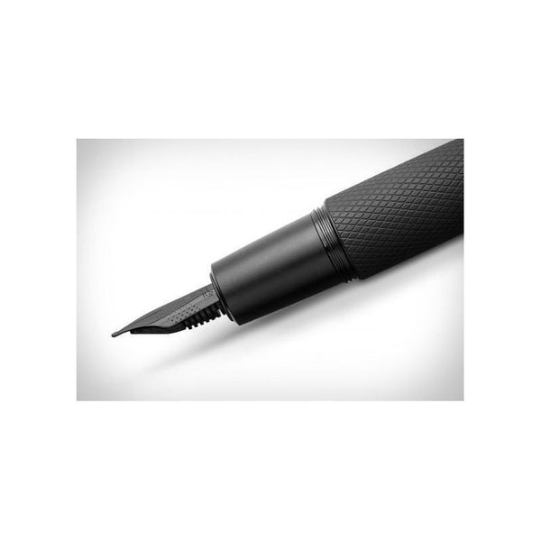 Lapicera Pluma Faber-castell E-motion Pure Black - Medium