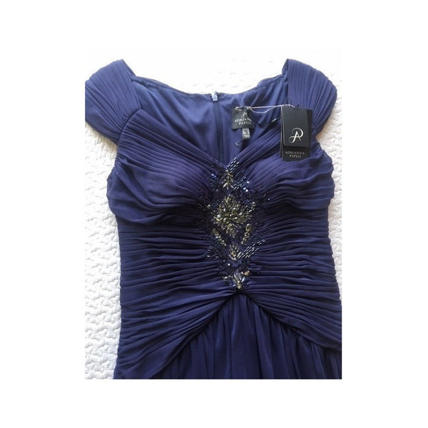 Vestido De Fiesta Azul Púrpura - Talla 40