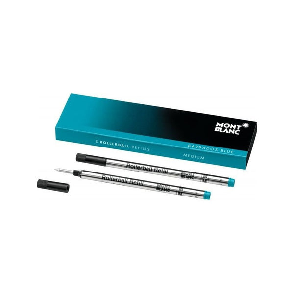 Tinta Set Repuesto Roller Montblanc - Medium Barbados Blue