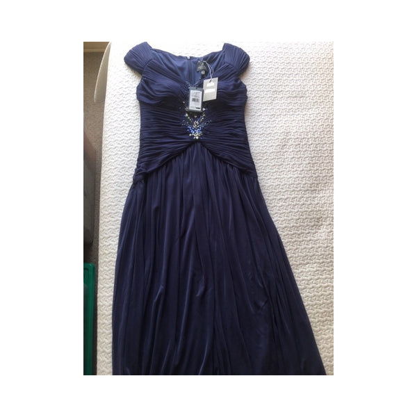 Vestido De Fiesta Azul Púrpura - Talla 40