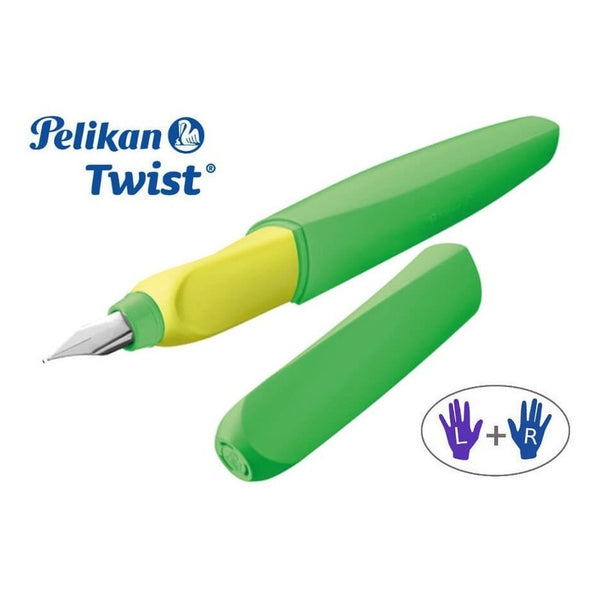 Lapicera Pluma Fuente Pelikan Twist - Verde Neon