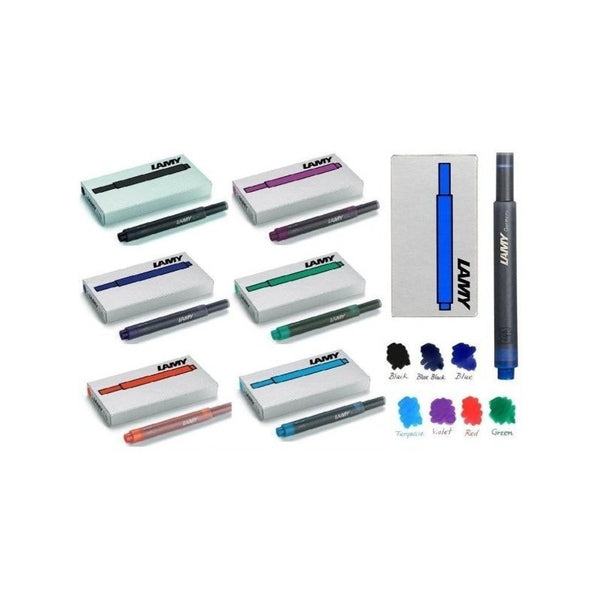 Tinta Pluma Fuente Lamy T10 - Cartridges Azul-negro (5 Pcs)