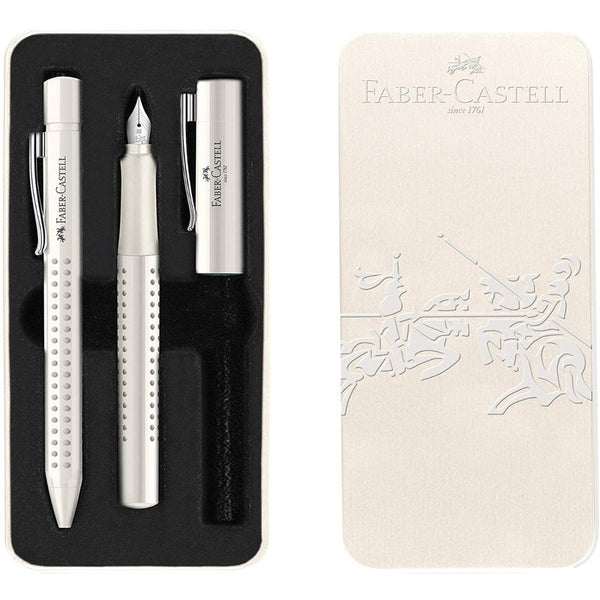 Lapicera Set Grip Faber-castell Coconut Pluma + Boligrafo