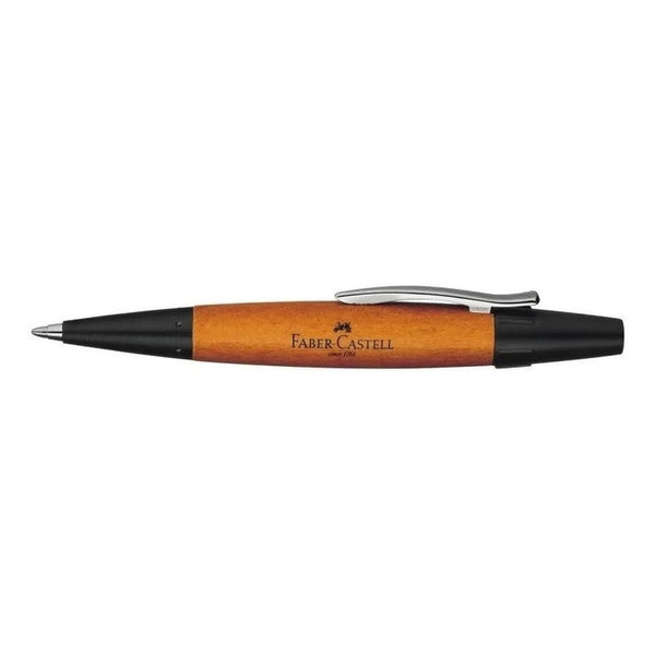 Lapicera Bolígrafo Faber-castell E-motion Wood Brown