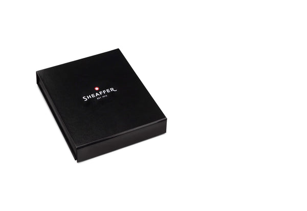 Lapicera Set Sheaffer Boligrafo Matte Black CT + Libreta A6