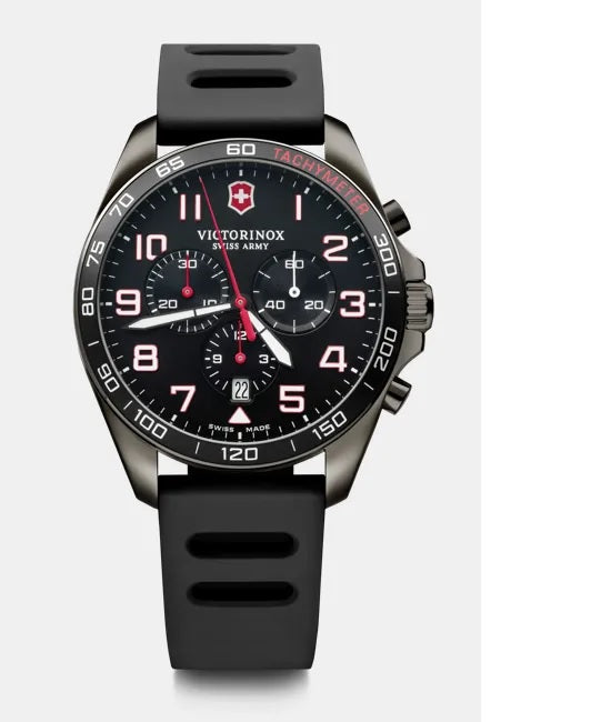 Reloj Victorinox Fieldforce Sport Chrono Black Strap Black 42mm 241889