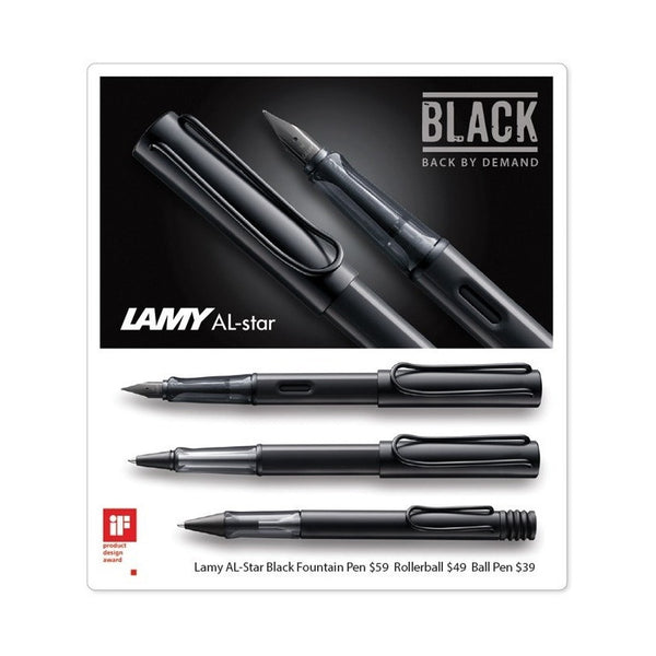 Lapicera Roller Lamy - Al-star - Black