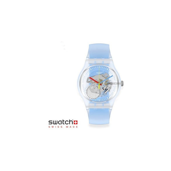 Reloj Swatch Clearly Blue Striped Suok156