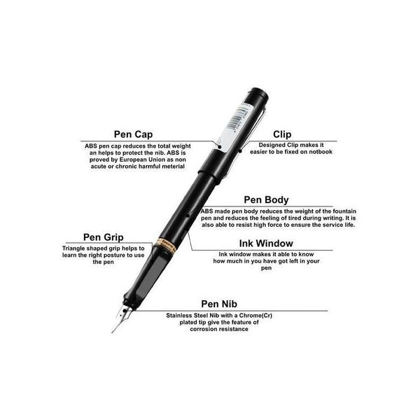 Lapicera Pluma Lamy Safari Black - Medium (m)