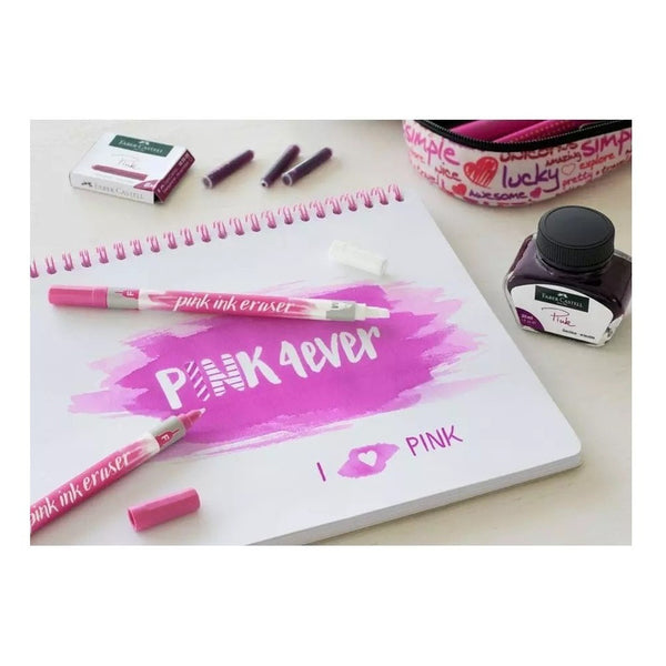 Tinta Para Pluma Fuente Faber-castell - Cartridges - Rosado